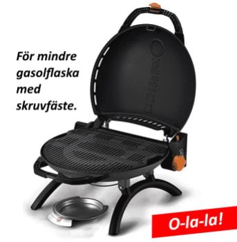 GRILL & KÖK: O-grill 600 Gasolgrill 3.200W kompakt, fullstor grillyta