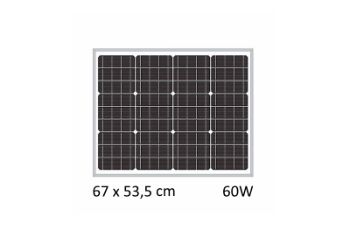 Energi: Solcellspanel Select 60W 12V – Lagerrensning