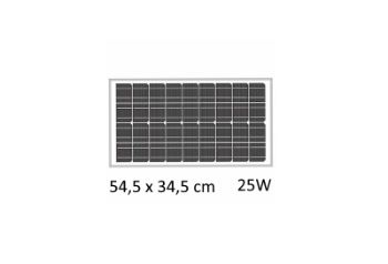 Energi: Solcellspanel Select 25W 12V – Lagerrensning