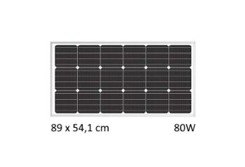 Energi: Solcellspanel Select 80W 12V – Lagerrensning
