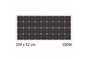 Energi: Solcellspanel Select 100W 12V – Lagerrensning