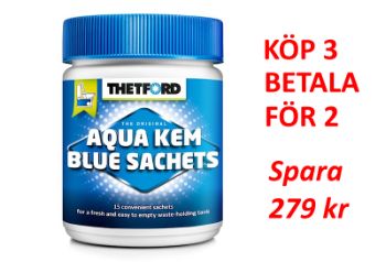 TVÄTT & VÅRD: Aqua Kem® Blue Sachets (Ord. 279 kr/st) 