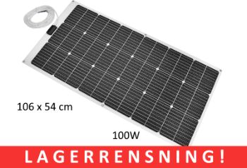 Energi: Flexibel Solpanel Gotland 100W – Begränsat antal!