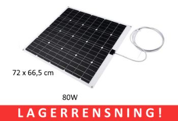 Energi: Flexibel Solpanel Gotland 80W – Begränsat antal!