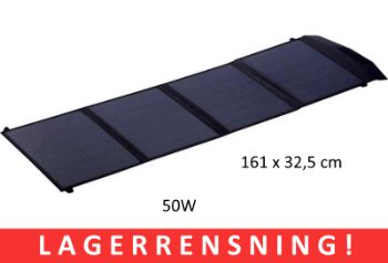 Energi: Vikbar Solpanel Solveig 50W – Begränsat antal!