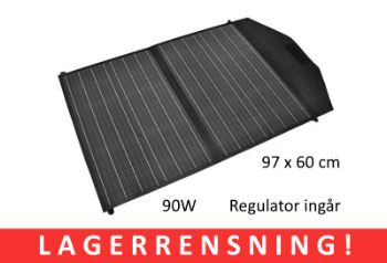 Energi: Vikbar Solpanel Solveig 90W – Begränsat antal!