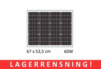 Energi: Solpanel Select 60W – Begränsat antal!