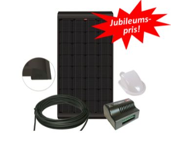 Solcellspaket NDS BlackSolar 115W för husbil och stuga