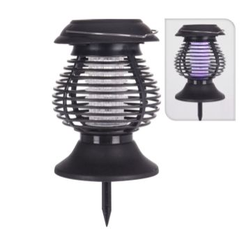 UPPLADDNINGSBAR: Solcell LED-lampa med mygg/insektsdödare