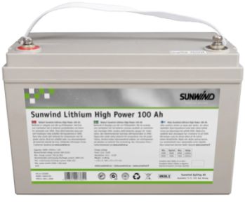 Energi: Batteri Lithium High Power 100Ah 12V - begränsat antal