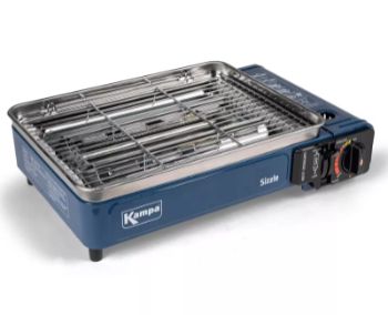 GRILL & KÖK: Kampa Sizzle Bordsgrill 2.300W, gaspatron