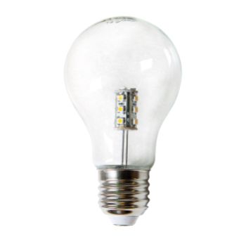 Glödlampor 12V: LED-lampa Ø60mm E27 1W