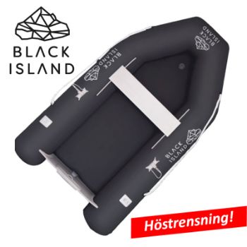UPPBLÅSBAR: Gummibåt Black Island LIGHT 230 Luftdurk