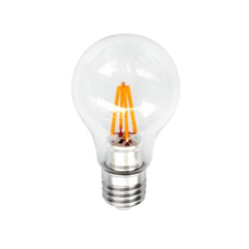 Glödlampor 12V: LED-lampa Ø60mm Filament E27 4W