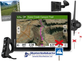 Skoterpaket Tread 2 - Overland Edition 8" inkl. GroupRide & Styrreglage