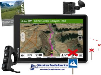 Skoterpaket Tread 2 - Overland Edition 8" inkl. Styrreglage