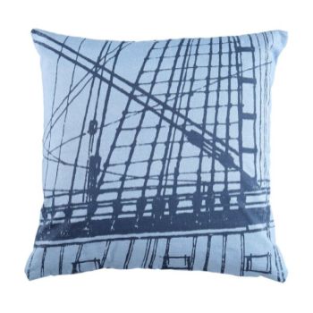 INREDNING: Kuddfodral Sail, maritimt motiv, 50 x 50 cm